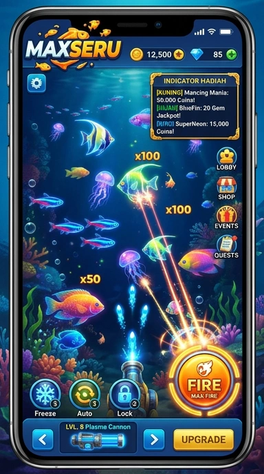 maxseru — layar beranda